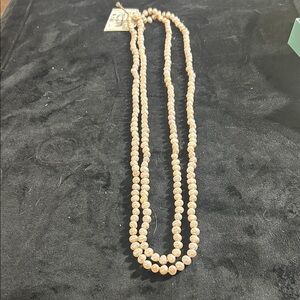 Pink freshwater pearls